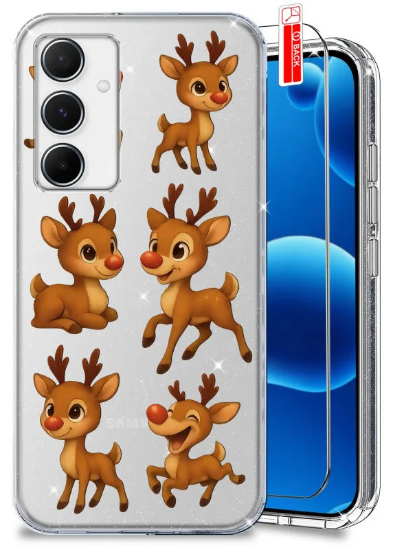 etui-do-samsung-galaxy-a55-5g-przezroczyste-brokatowe-z-wzorami-swiatecznymi-ze-szklem