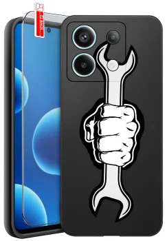 Etui do Xiaomi Redmi Note 13 Pro 5G różne wzory z autem ze szkłem