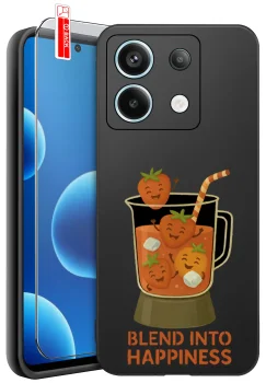 Etui do Xiaomi Redmi Note 13 Pro 5G różne wzory z owocami ze szkłem