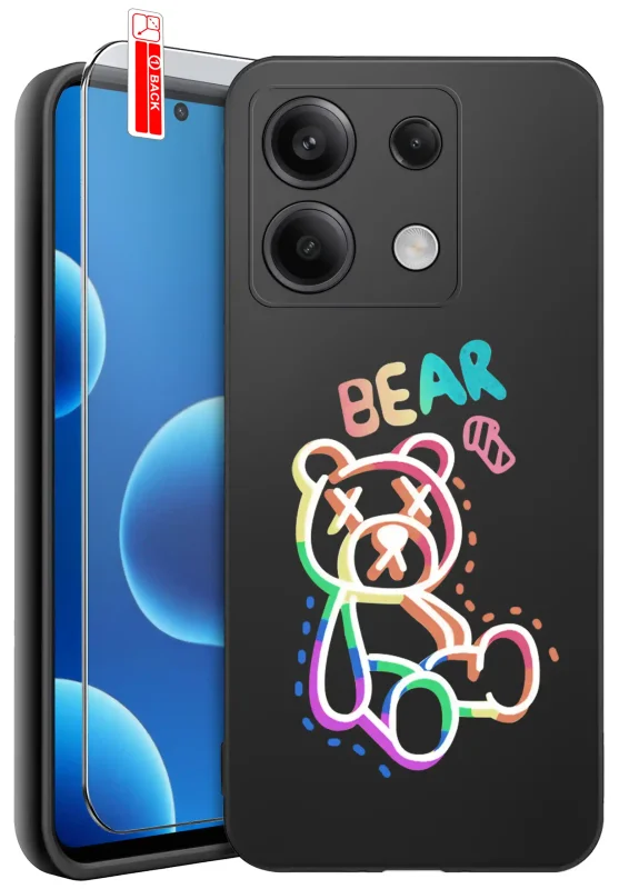 etui-do-xiaomi-redmi-note-14s-rozne-wzory-z-misiem-ze-szklem