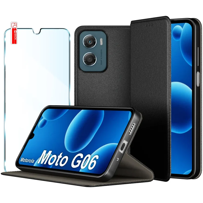 etui-do-motorola-moto-g06-g06-power-czarne-magnetyczne-zamykane-ze-szklem