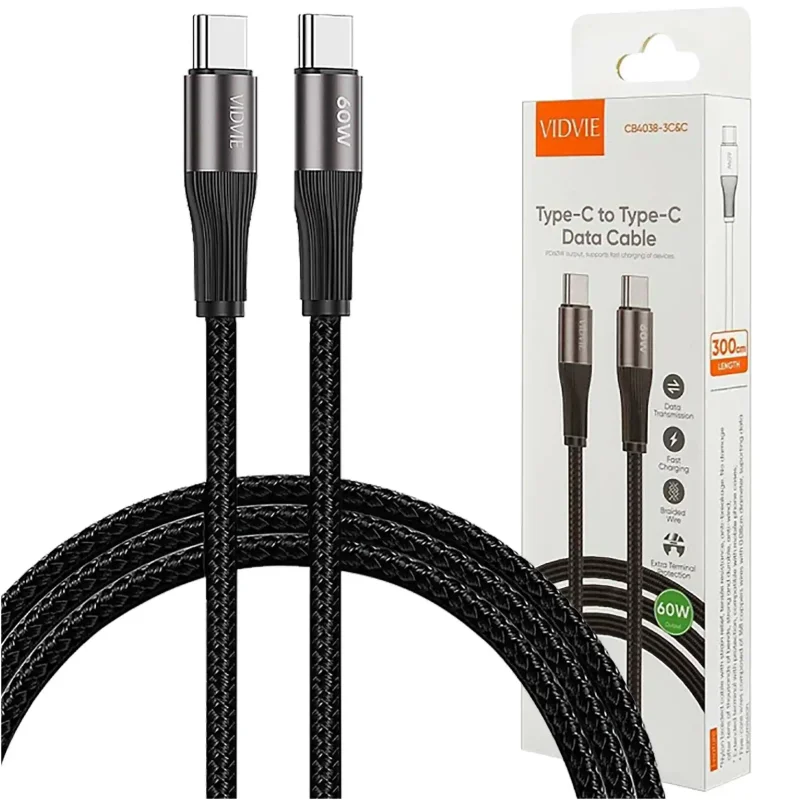 szybki-kabel-vidvie-2xusb-c-mocny-szybkie-ladowanie-60w-3m-czarny-nylon