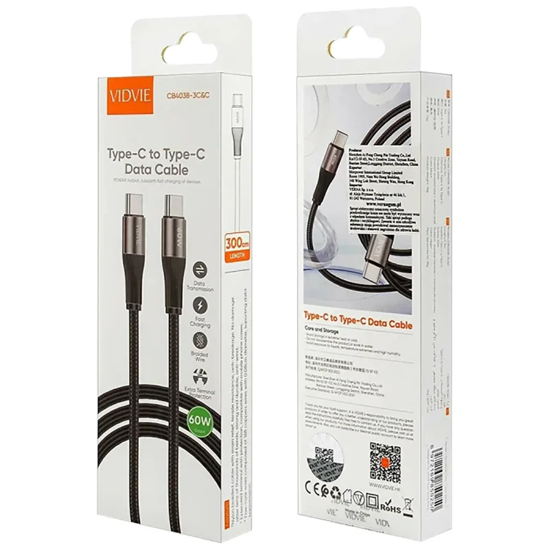 szybki-kabel-vidvie-2xusb-c-mocny-szybkie-ladowanie-60w-3m-czarny-nylon