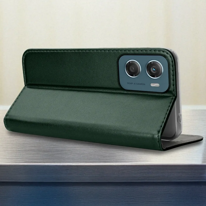 etui-do-motorola-moto-g06-g06-power-zielone-magnetyczne-zamykane-ze-szklem