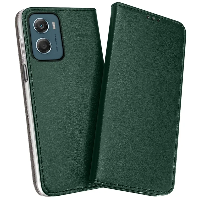 etui-do-motorola-moto-g06-g06-power-zielone-magnetyczne-zamykane-ze-szklem