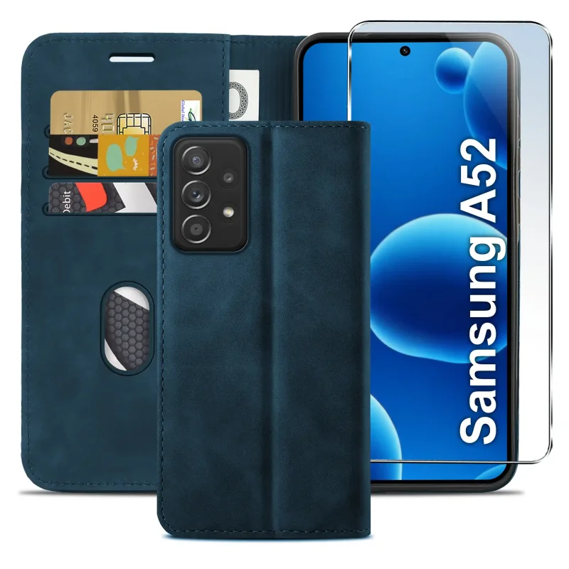 etui-do-samsung-galaxy-a52-a52s-5g-z-klapka-velvet-granatowe-ze-szklem