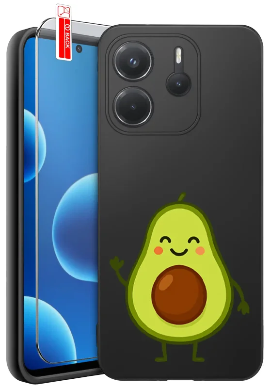 etui-do-xiaomi-redmi-note-14-5g-rozne-wzory-z-owocami-ze-szklem