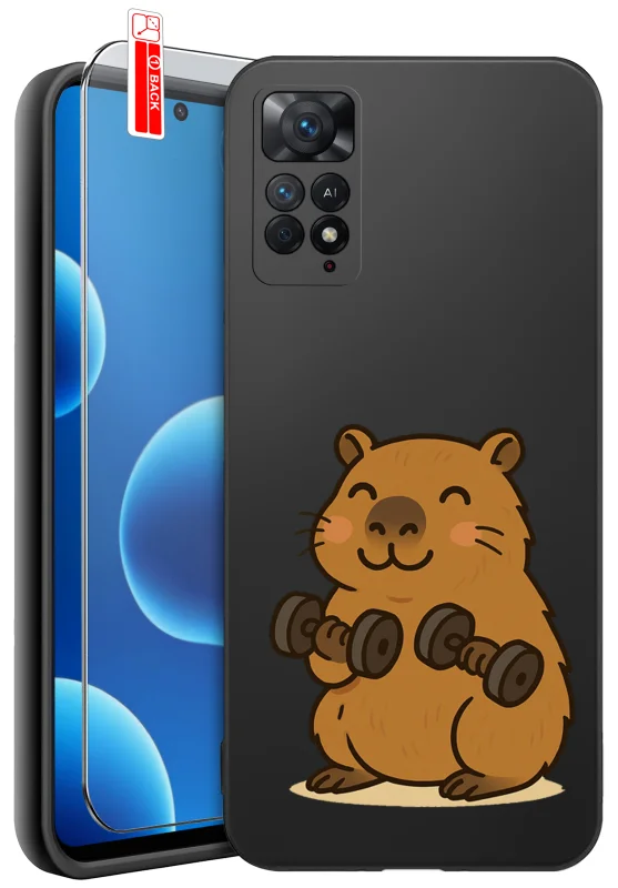 etui-do-xiaomi-redmi-note-11-pro-rozne-wzory-z-kapibara-ze-szklem