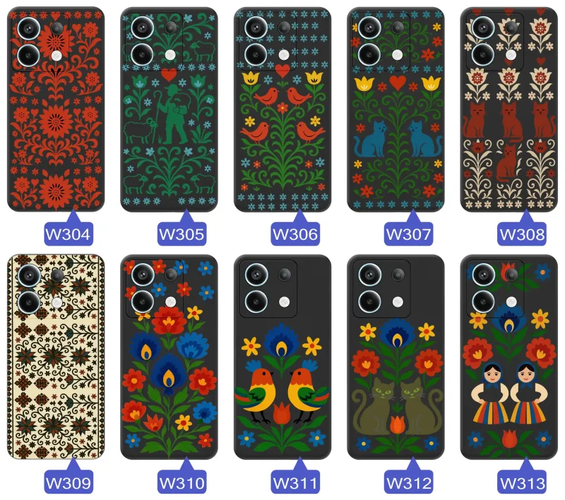 etui-do-xiaomi-redmi-note-13-pro-4g-rozne-wzory-ludowe-ze-szklem
