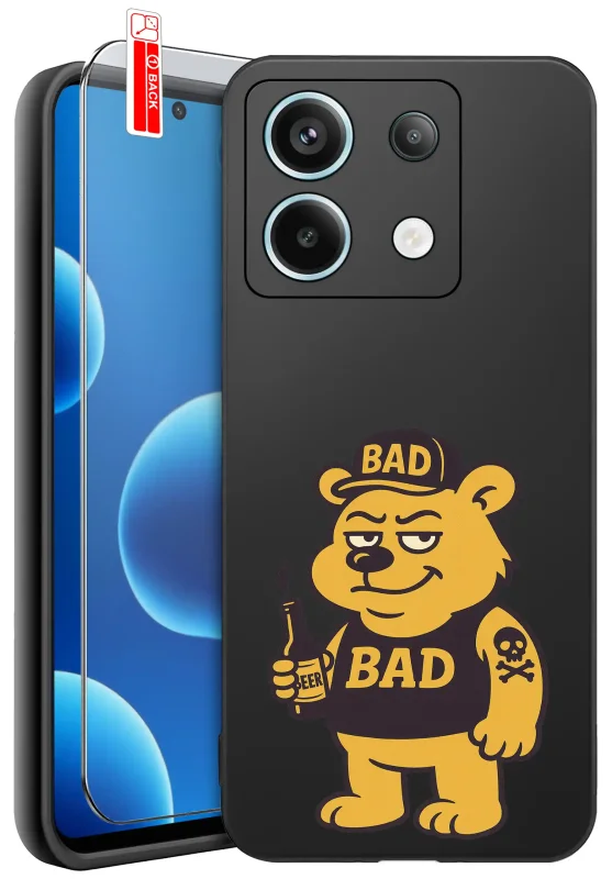 etui-do-xiaomi-redmi-note-13-pro-4g-rozne-wzory-z-misiem-ze-szklem