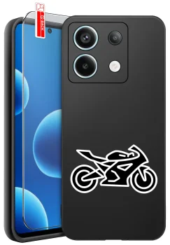 Etui do Xiaomi Redmi Note 13 4G z różnymi wzorami dla Dziadka ze szkłem