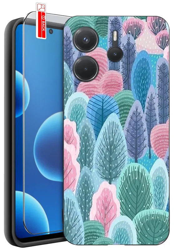 etui-do-xiaomi-redmi-note-14-4g-z-roznymi-wzorami-dla-babci-ze-szklem
