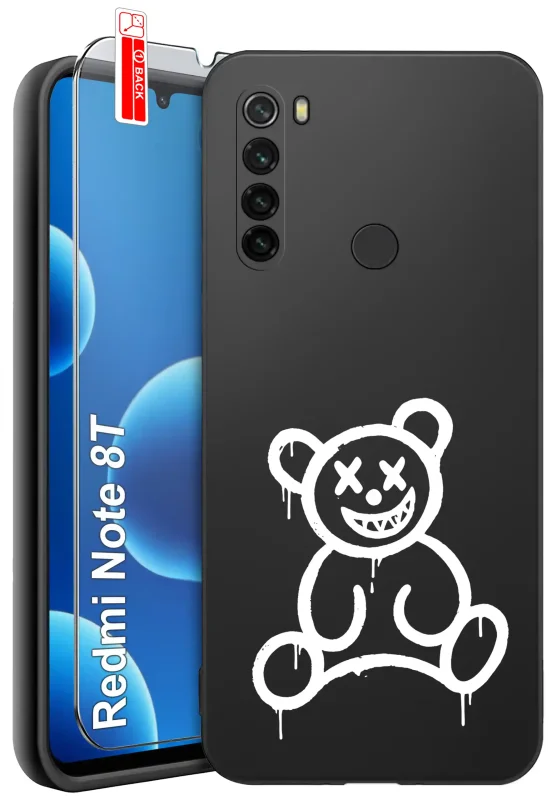 etui-do-xiaomi-redmi-note-8t-rozne-wzory-z-misiem-ze-szklem