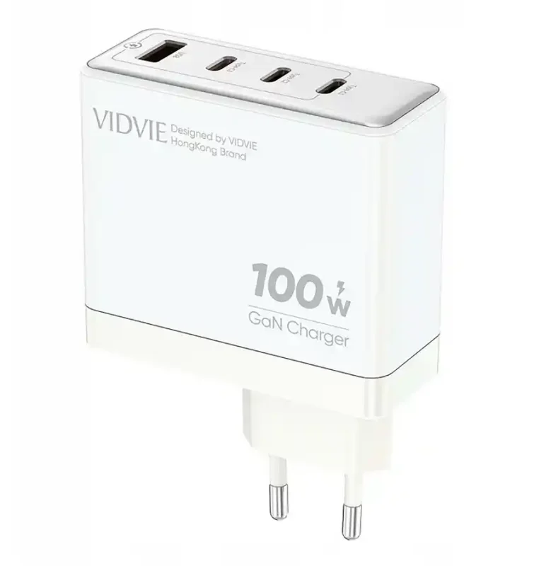 szybka-ladowarka-sieciowa-vidvie-100w-usb-i-usb-c-biala