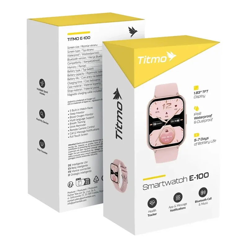 smartwatch-titmo-e-100-wodoodporny-rozowy