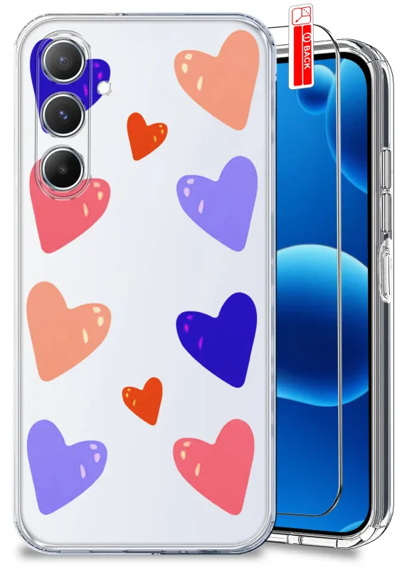 etui-do-samsung-galaxy-a25-przezroczyste-rozne-wzory-walentynkowe-ze-szklem