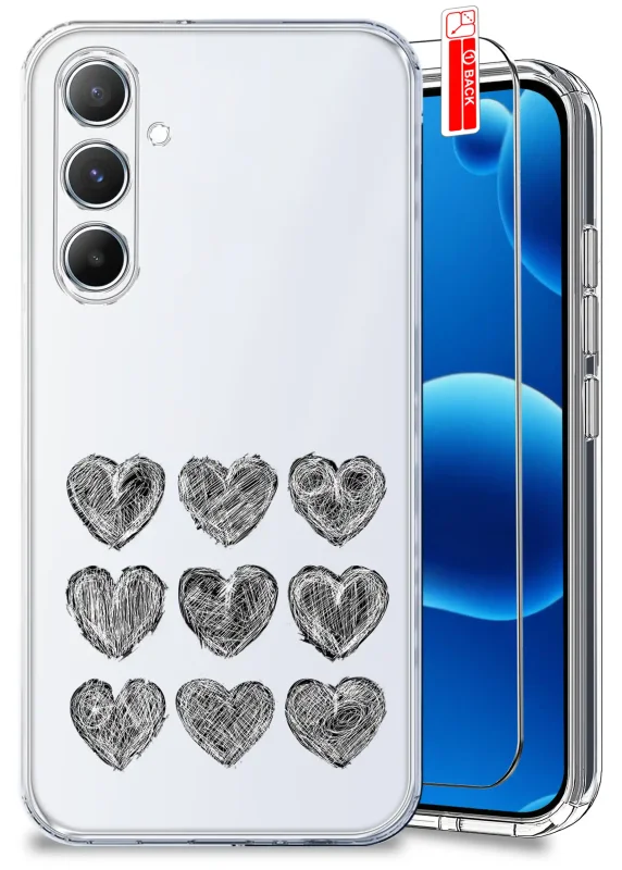 etui-do-samsung-galaxy-s25-fe-przezroczyste-rozne-wzory-walentynkowe-ze-szklem