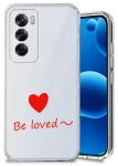 Etui do Oppo Reno 12 5G przeźroczyste różne wzory walentynkowe