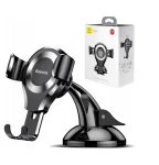 Uchwyt na telefon do samochodu grawitacyjny Baseus srebrny