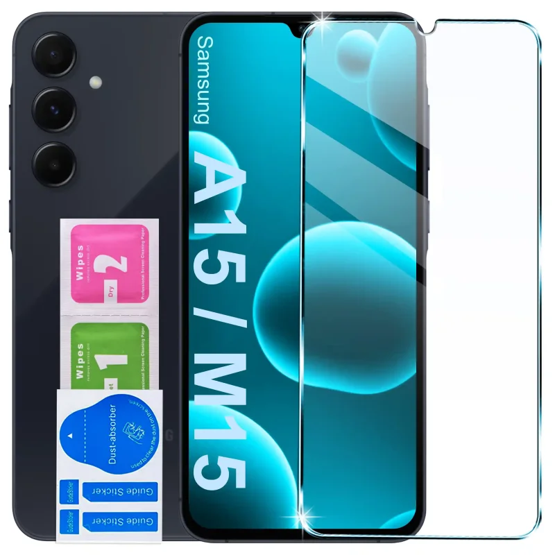 Szkło hartowane do Samsung Galaxy M15 5G z zestawem montażowym