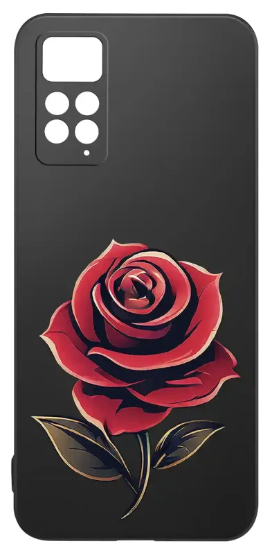 Walentynkowy case do Xiaomi Redmi Note 11 Pro z czerwoną różą