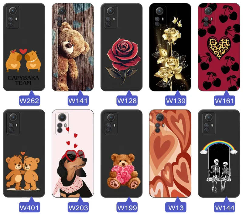 Różne wzory do Xiaomi Redmi Note 12s – motywy inspirowane miłością