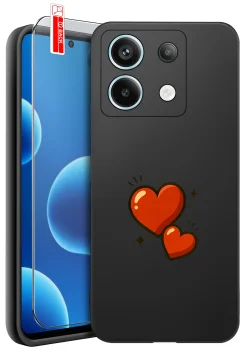 Etui do Xiaomi Redmi Note 13 Pro 5G różne wzory walentynkowe ze szkłem