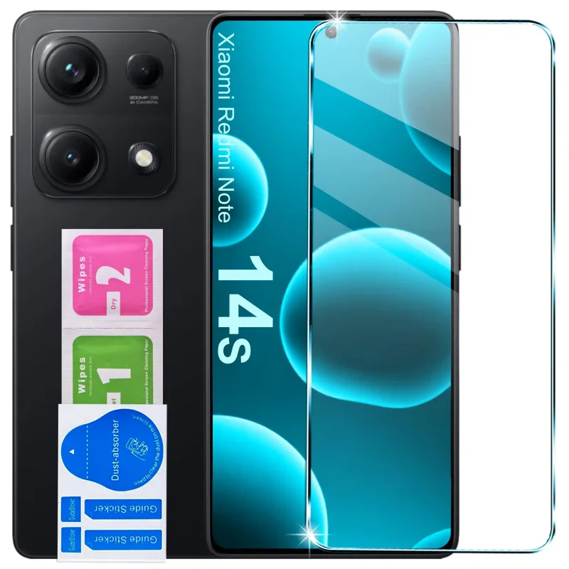 Szkło hartowane do Xiaomi Redmi Note 14s z zestawem do montażu