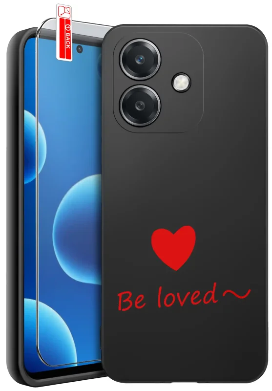 Walentynkowy case do Oppo A40 / A40m z sercem i napisem Be loved