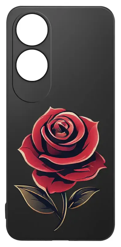 Walentynkowy case do Oppo A60 4G z różą