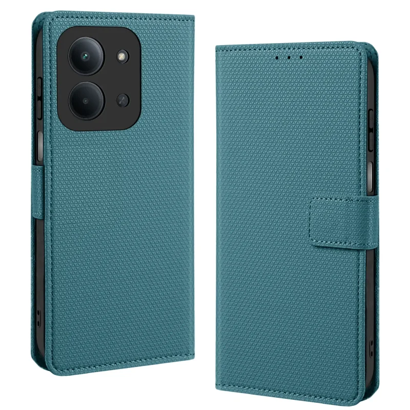 Etui do Xiaomi Redmi 15C z klapką z zapięciem w kolorze niebieskim