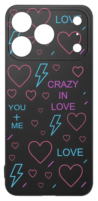 Walentynkowy case do iPhone 17 Pro z sercem