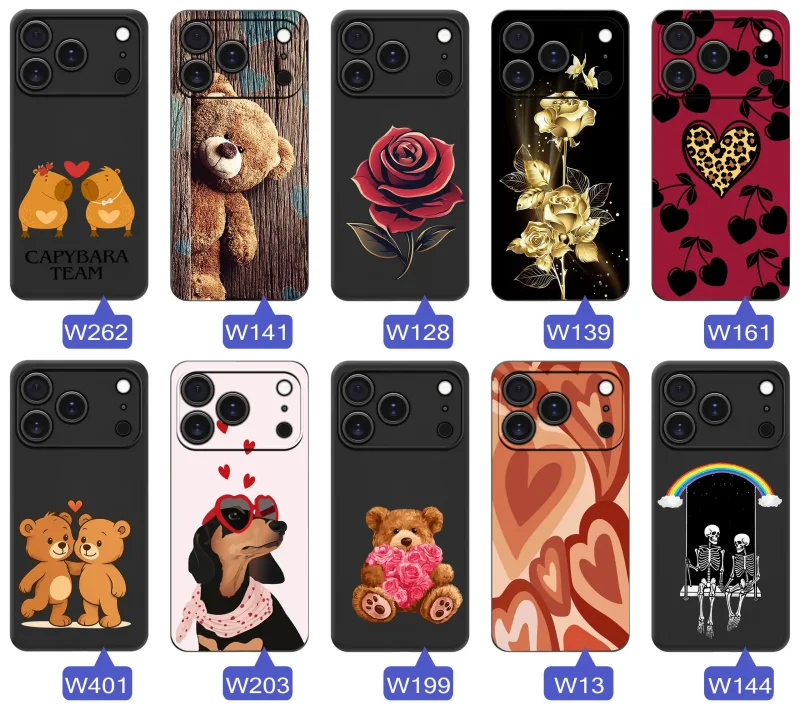Różne wzory do iPhone 17 Pro max – motywy inspirowane miłością