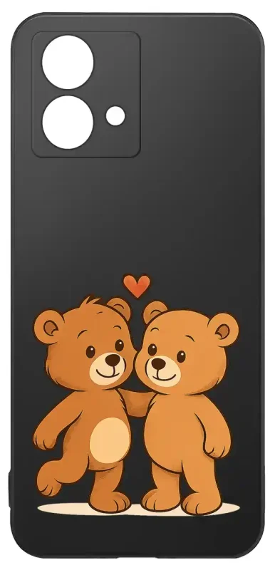 Walentynkowy case do Motorola Moto G84 5G z misiami