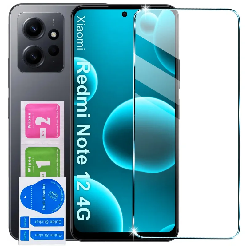 Szkło hartowane do Xiaomi Redmi Note 12 4G z zestawem do montażu
