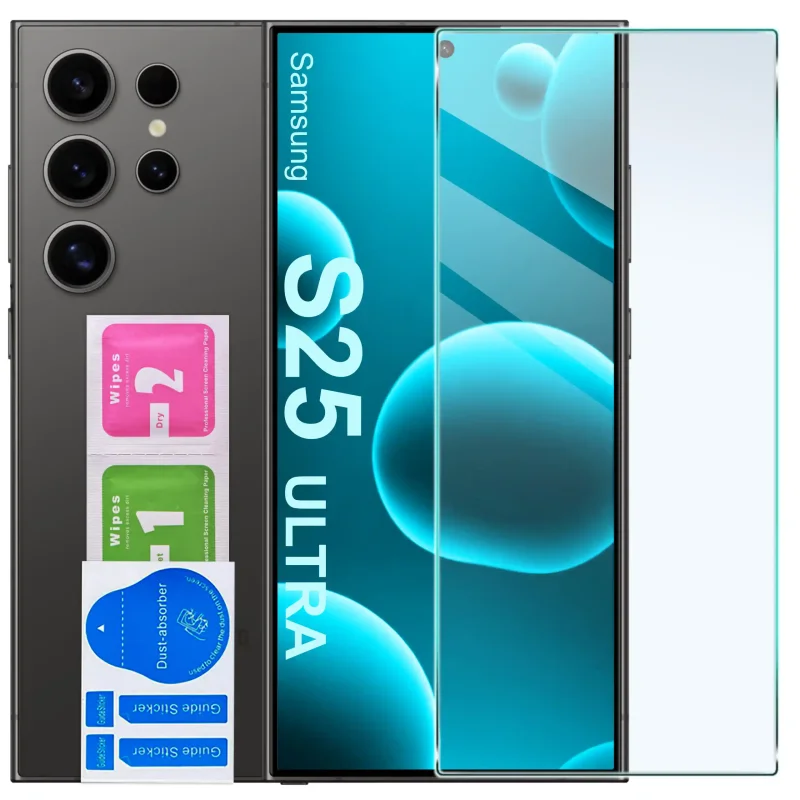 Szkło hartowane do Samsung Galaxy S25 Ultra z zestawem do montażu