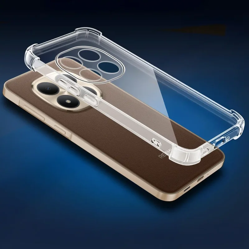 Elastyczne etui przezroczyste do Xiaomi Redmi Note 15 Pro+ Plus 5G – ochrona wyspy aparatów i transparentne plecki