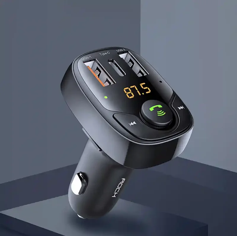 Transmiter samochodowy Bluetooth Rock z ładowarką 36W