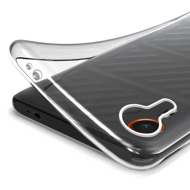Elastyczne etui silikonowe Clear Case do Samsung Galaxy Xcover 7 – transparentna struktura i dopasowanie do obudowy