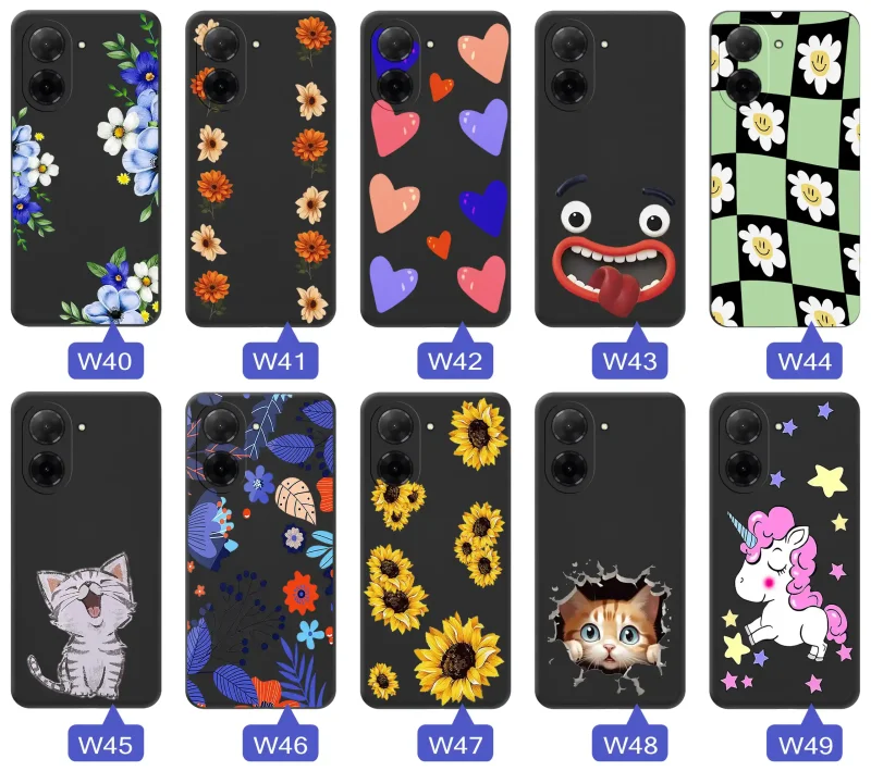 Kolekcja etui z wzorem do Xiaomi Redmi A5 - śmieszne, fajne, kolorowe