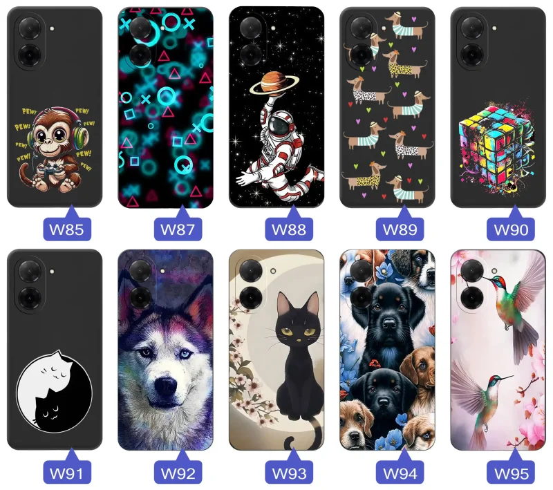 Case’y do Xiaomi Redmi A5 z fajnymi wzorami – artystyczne, zabawne i stylowe wzory dopasowane do różnych gustów