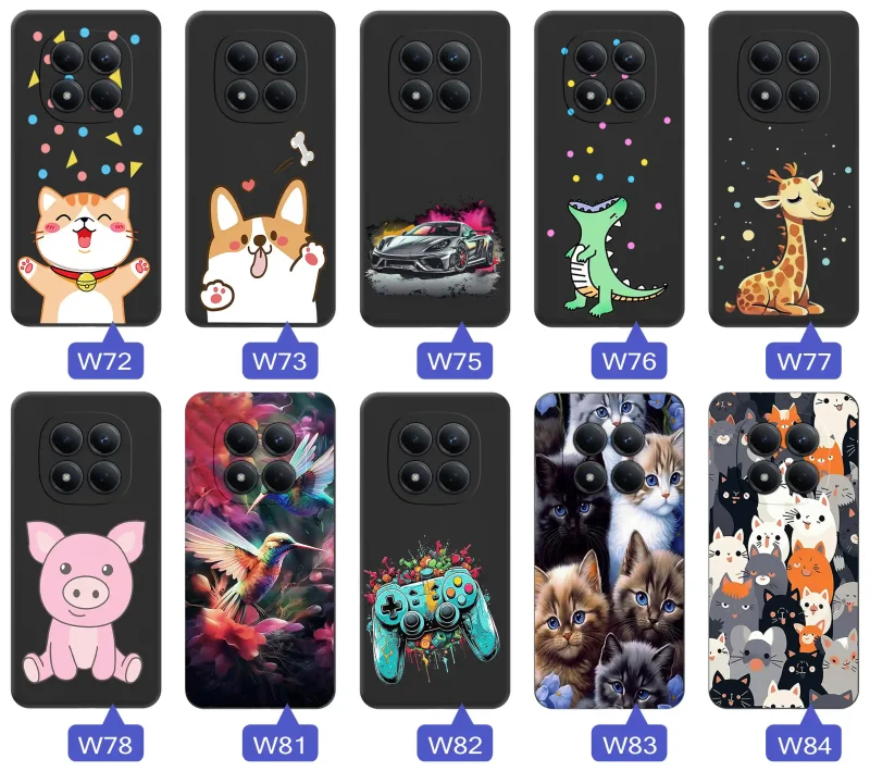 Fajne wzory na Xiaomi Redmi Note 15 Pro 4G - koty, auta, dla gracza, zwierzęta