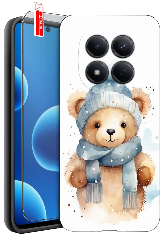 Xiaomi Redmi Note 15 Pro 4G w świątecznym etui z motywem misia