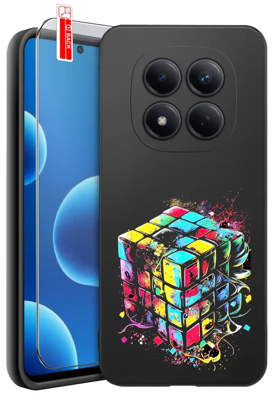 Etui dla gracza do Xiaomi Redmi Note 15 Pro 4G z kostką Rubika