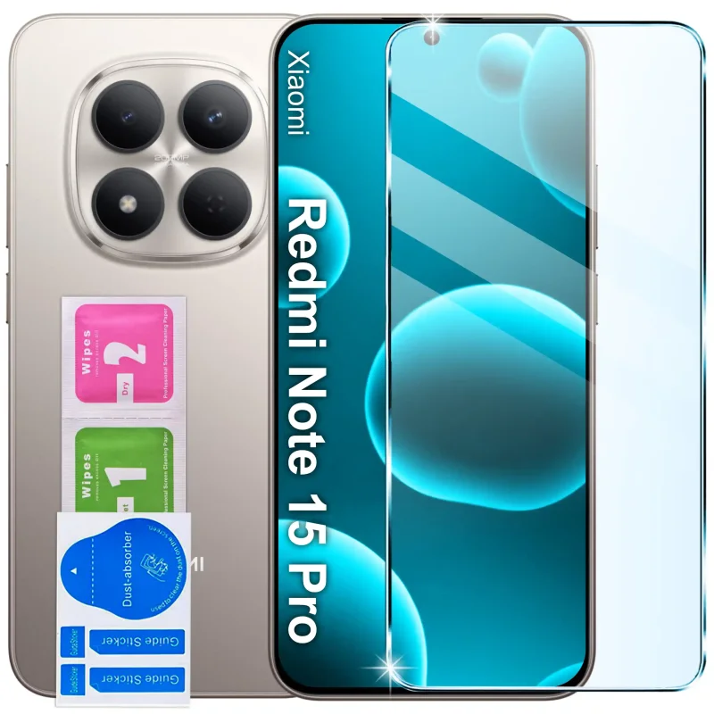 Szkło hartowane do telefonu Xiaomi Redmi Note 15 Pro 4G z akcesoriami montażowymi