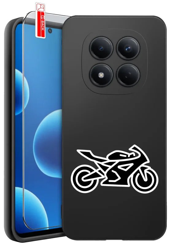 Etui dla dziadka do Xiaomi Redmi Note 15 Pro 4G z motywem motocykla