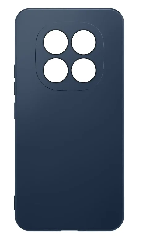 Matowe etui silikonowe do Xiaomi Redmi Note 15 Pro 5G – minimalistyczny design, granatowy kolor i pełna ochrona obudowy