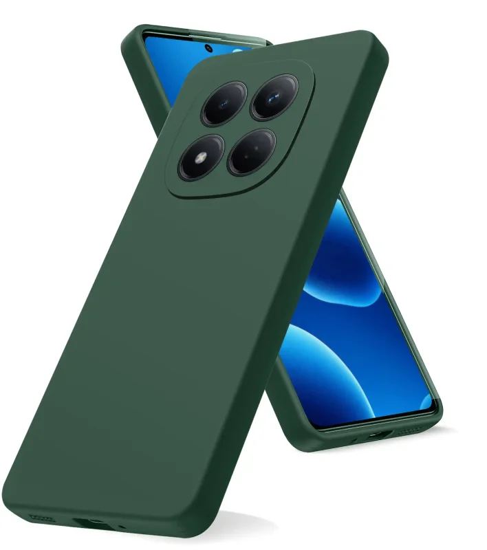 Etui ochronne do Xiaomi Redmi Note 15 Pro+ Plus 5G w kolorze zielonym – elastyczna konstrukcja i precyzyjne wycięcia na aparat
