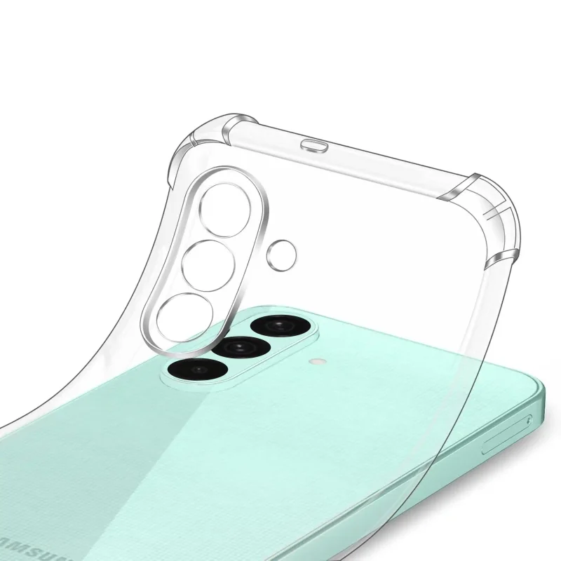 Elastyczne etui przezroczyste do Samsung Galaxy S26 z ochroną wyspy aparatów
