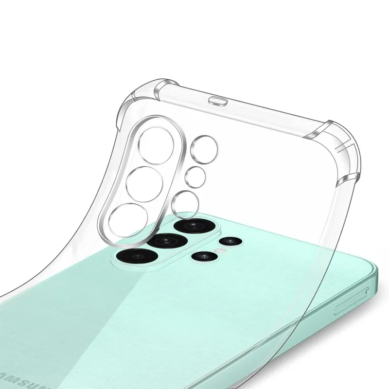 Elastyczne etui przezroczyste do Samsung Galaxy S26 Ultra z ochroną wyspy aparatów